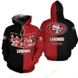 NFL San Francisco 49ers Legends 3D Hoodie All Over Print TNT-00802-AUH