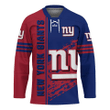 New York Giants Hockey Jersey Quarter Style - NFL