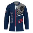 New England Patriots Hockey Jersey Personalized Football For Fan- NFL