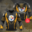 Personalized NFL Pittsburgh Steelers sport style 3D Hoodie