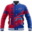 Buffalo Bills Baseball Jacket Quarter Style - NFL