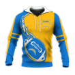 Los Angeles Chargers Flame Ball Print 3D Hoodie