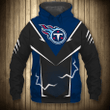Tennessee Titans Hoodie Lightning Graphic Gift For Men - NFL