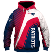 New England Patriots Zip Hoodie Sweatshirt Pullover - NFL
