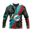 Miami Dolphins Hoodie Sport Style Keep Go On- NFL