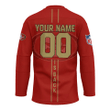 San Francisco 49ers Hockey Jersey Personalized Football For Fan- NFL