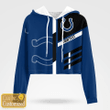 Indianapolis Colts Croptop Hoodie Sport Style Custom - NFL