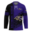 Baltimore Ravens Hockey Jersey Quarter Style - NFL
