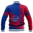 Buffalo Bills Baseball Jacket Quarter Style - NFL