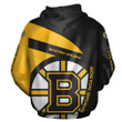 Lastest Boston Bruins Hoodie 3D With Hooded Long Sleeve
