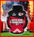 Nfl kansas city chiefs super bowl champions 3D t shirt hoodie sweater