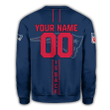 New England Patriots Sweatshirt Personalized Football For Fan- NFL
