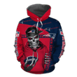 New England Patriots Hoodie Custom Death Gift For Men - NFL