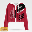 Atlanta Falcons Croptop Hoodie Sport Style Custom - NFL