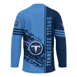 Tennessee Titans Hockey Jersey Quarter Style - NFL