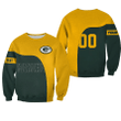Green Bay Packers Sweatshirt Curve Style Custom- NFL