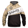 New Orleans Saints Hoodie Long Sleeve Pullover New Season - NFL
