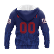 New York Giants Hoodie Logo Sport Ombre Print 3D Hoodie