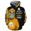 Pittsburgh Steelers Hoodie Custom Death Gift For Men - NFL