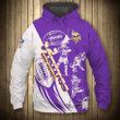 Minnesota Vikings Hoodie Cartoon Player Custom Sweatshirt Print 3D Hoodie