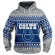 nfl football tshirt sweatshirt hoodie Indianapolis Colts 3d Hoodie Christmas Edition
