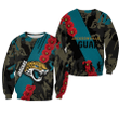 Jacksonville Jaguars Sweatshirt Sport Style Keep Go on- NFL