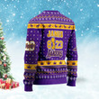 Lebron James Lakers NBA King Champion Print Christmas Sweater