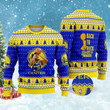 James Wiseman Golden States Warriors NBA Back To Back Print Christmas Sweater