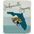 Jacksonville Jaguars  Ultra Fleece State Stripe Blanket