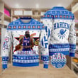 Jame Harden Philadelphia 76ers NBA Basketball Thunder Print Christmas Sweater