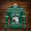 Zach Wilson New York Jets Jach Vick Jets Win NFL Print Christmas Sweater