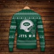 Zach Wilson New York Jets Jach Vick Jets Win NFL Print Christmas Sweater