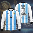 Lionel Messi Winners FiFa World Cup Qatar 2022 Ugly Christmas Sweater