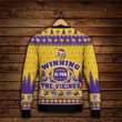 Adam Thielen Minnesota Vikings Winning Is For The Vikings NFL Print Christmas Sweater