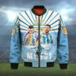 Lionel Messi Honours Argentina Football Winners World Cup Qatar 2022 Print Bomber Jacket