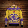 Justin Jefferson Minnesota Vikings Winning Is For The Vikings NFL Print Christmas Sweater
