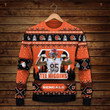 Tee Higgins Cincinnati Bengals Do Not Mess With Bengals Fan NFL Print Christmas Sweater