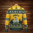 Aaron Jones Green Bay Packers Packers For Life NFL Print Christmas Sweater