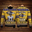 Justin Tucker Baltimore Ravens Never Mess With My Ravens NFL Print Christmas Sweater