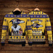 J.K. Dobbins Baltimore Ravens Never Mess With My Ravens NFL Print Christmas Sweater