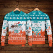 Xavien Howard Miami Dolphins Being A Dolphins Fan Is My D.N.A NFL Print Christmas Sweater