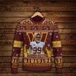 Chase Young Washington Commanders Do Not Ask Me Why I Am A Commanders Fan NFL Print Christmas Sweater