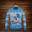 Amon-Ra St. Brown Detroit Lions I Am A Die Hard Lions Fan Till I Die NFL Print Christmas Sweater