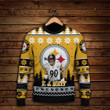 T.J.Watt Pittsburgh Steelers Always And Forever A Steelers Fan NFL Print Christmas Sweater