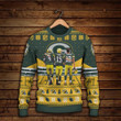 Aaron Rodgers Bart Starr Brett Favre Green Bay Packers I Bleed Green And Gold NFL Print Christmas Sweater