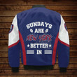 Daniel Jones Saquon Barkley Kayvon Thibodeaux New York Giants Sundays Are New York Better In NFL Print Bomber Jacket