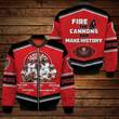 Tom Brady Mike Evans Chris Godwin Tampa Bay Buccaneers Fire The Cannons And Make History NFL Print Bomber Jacket