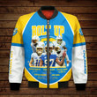 Los Angeles Chargers Dont Stop Believing NFL Print Bomber Jacket