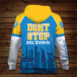 Los Angeles Chargers Dont Stop Believing NFL Print 3D Hoodie