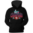 San Francisco 49ers Superbowl Champions Background Print 2D Hoodie